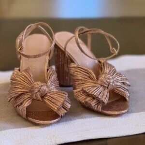 Loeffler Randall Camellia Champagne Heeled Sandals